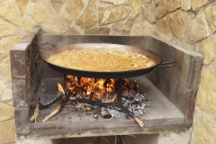 Barbacoa en patio