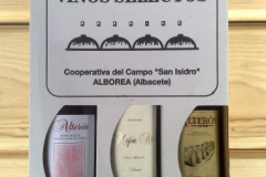 Vinos blanco, rosado y tinto de Alborea